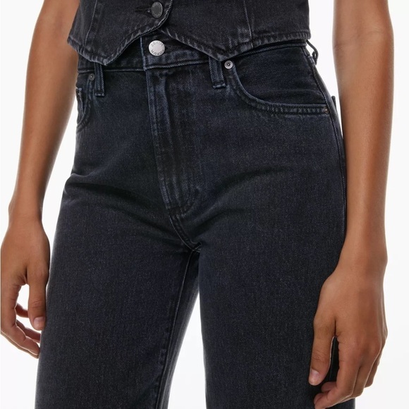 Aritzia Denim Forum The Farrah Hi Rise Wide Leg Jean in Black Eyeliner
Size 24 - Picture 3 of 13